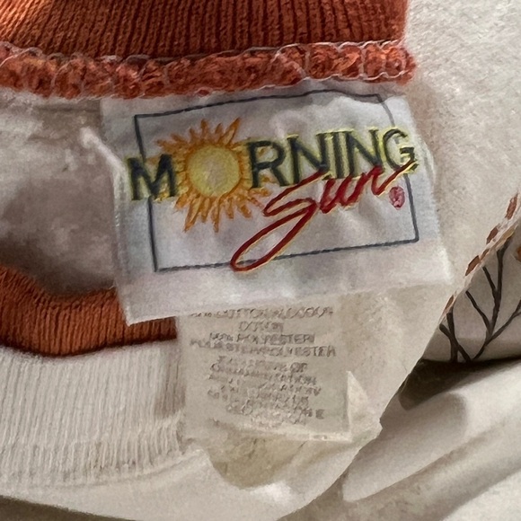 Vintage 1990s Fall Foliage Autumn 90s Crewneck Pullover Jumper Sweatshirt - Picture 4 of 6